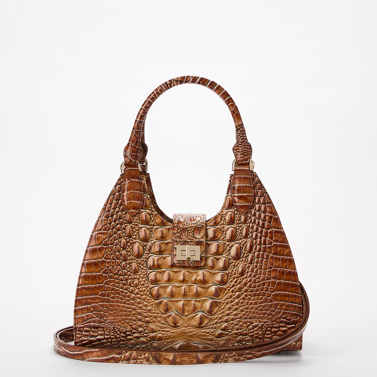 Adrian Luggage Brown Melbourne Leather Satchel BRAHMIN