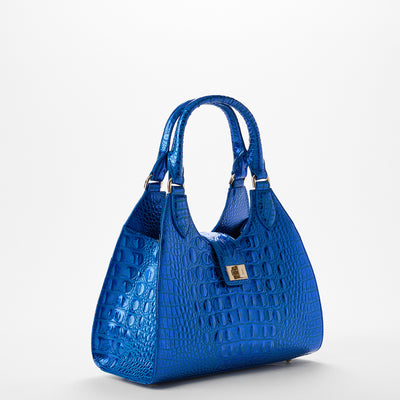 Adrian Cobalt Potion Melbourne Satchel Side View