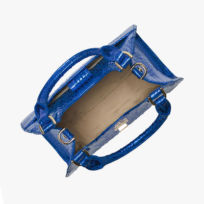 Adrian Cobalt Potion Melbourne Satchel Open Top View