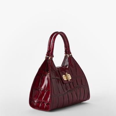 Merlot Nerina Adrian Satchel Side View 