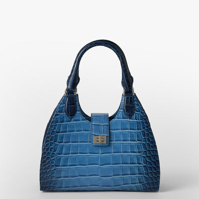 Heavenly Blue Lumeria Adrian Satchel Front View 