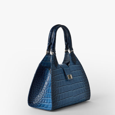 Heavenly Blue Lumeria Adrian Satchel Side View 