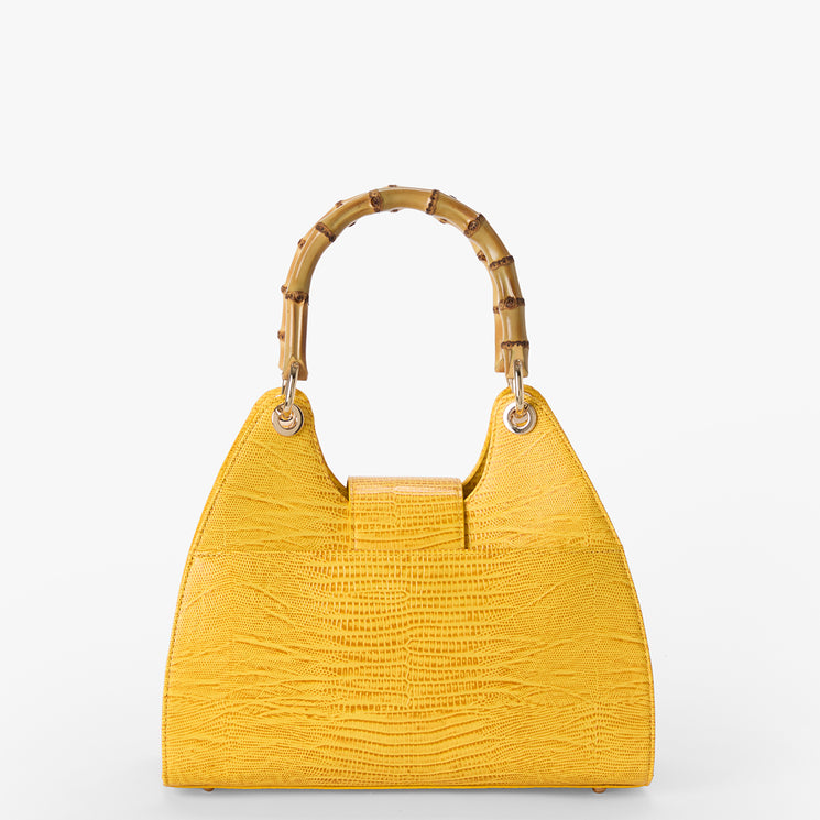 Vivid Yellow Sunshadow Adrian Satchel Back View