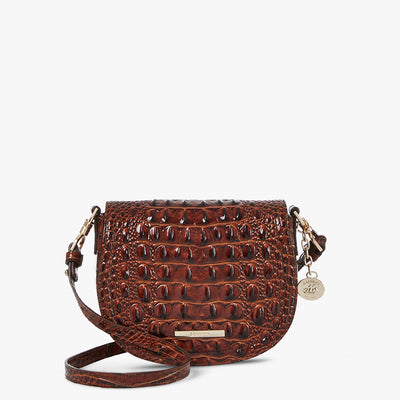 Pecan Melbourne Briar Crossbody Front View 