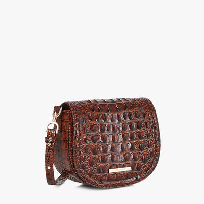 Pecan Melbourne Briar Crossbody Side View 