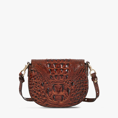 Pecan Melbourne Briar Crossbody Back View 