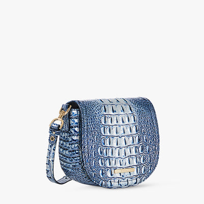 Coastal Blue Melbourne Briar Crossbody Side View 
