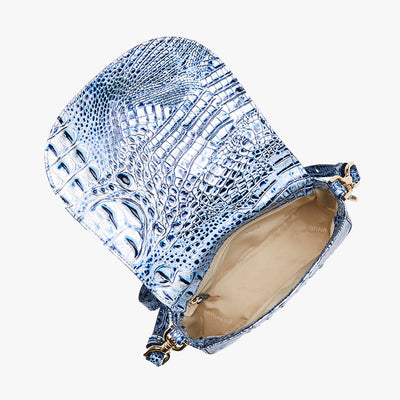 Coastal Blue Melbourne Briar Crossbody Open Top View 
