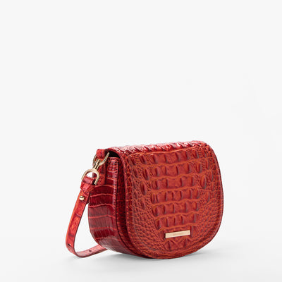 Radiant Red Melbourne Briar Crossbody Side View 
