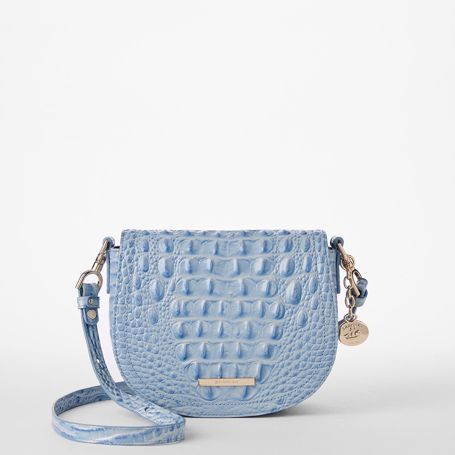 Brahmin light blue handbag on sale