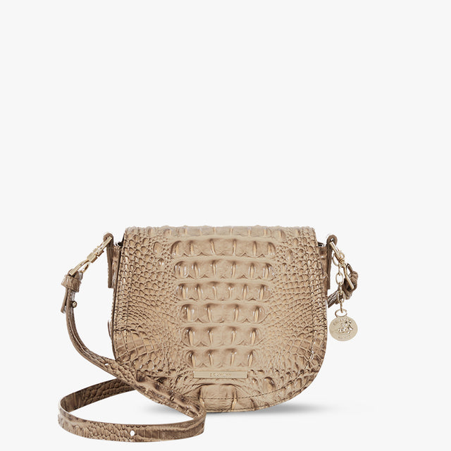 Sesame Ombre Melbourne Briar Crossbody Front View with Strap 
