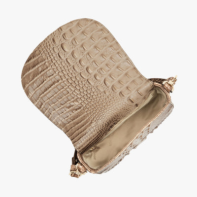 Sesame Ombre Melbourne Briar Crossbody Open Top View 