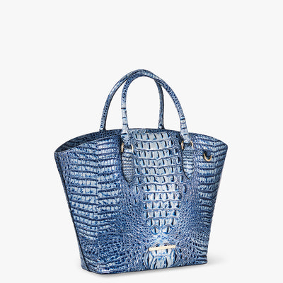 Coastal Blue Melbourne Jeanne Tote Side View 
