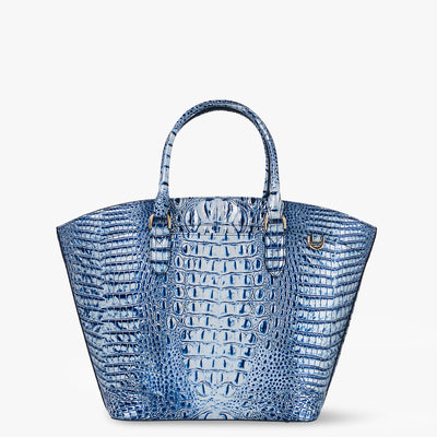 Coastal Blue Melbourne Jeanne Tote Back View 
