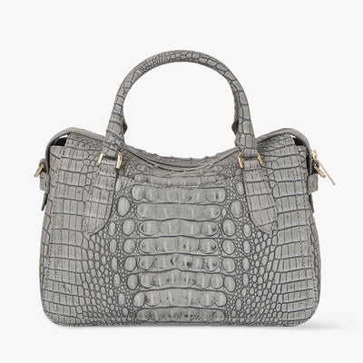 Fairest Grey Tetra Micaela Satchel Back View 
