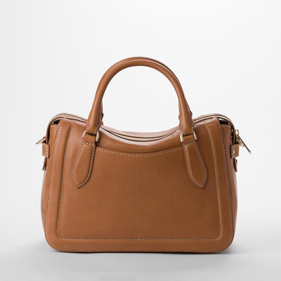 Micaela Tan Cloverly Satchel Back View