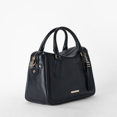 Black Nightshade Micaela Satchel Side View 