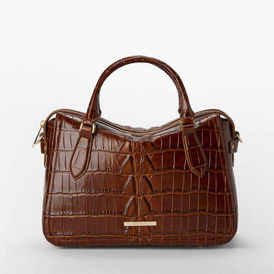 Chestnut Marana Micaela Satchel Front View 
