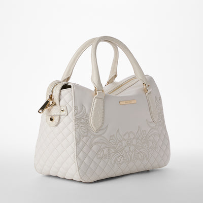 Sea Salt White Kew Micaela Satchel Side View