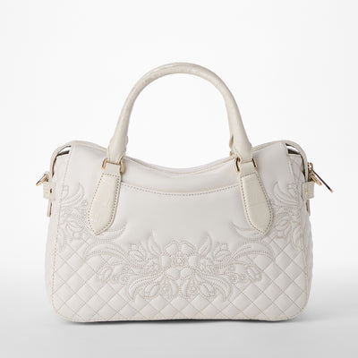 Sea Salt White Kew Micaela Satchel Back View