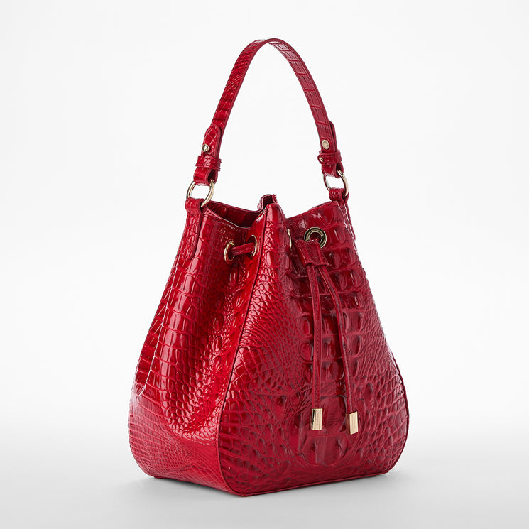 Carnation Melbourne Melinda Bucket Bag Side View