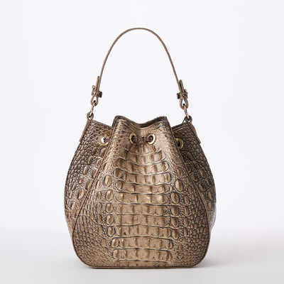 Brindle Melbourne Melinda Bucket Bag Back View 