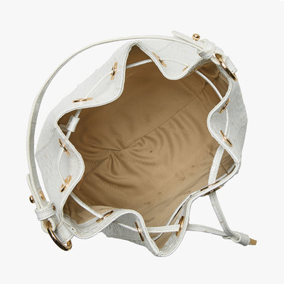 Sea Salt White Melbourne Marlowe Bucket Open Top View