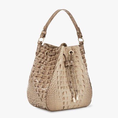 Sesame Ombre Melbourne Melinda Bucket Bag Side View 