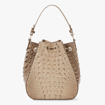 Sesame Ombre Melbourne Melinda Bucket Bag Back View 