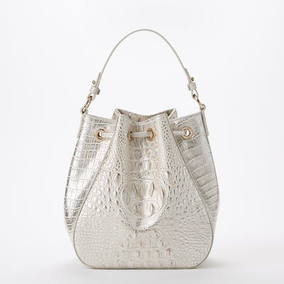 Ivory Dream Melbourne Melinda Bucket Bag Back View 
