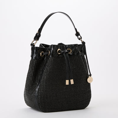 Melinda Black Belhaven Bucket Bag Side View