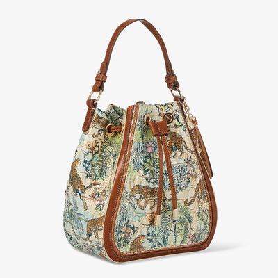 Souvenir  Panthera Melinda Bucket Bag Side View 
