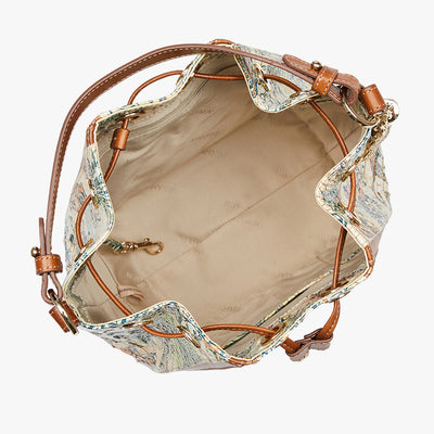 Souvenir  Panthera Melinda Bucket Bag Open Top View 
