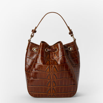 Chestnut Marana Melinda Bucket Bag Back View 
