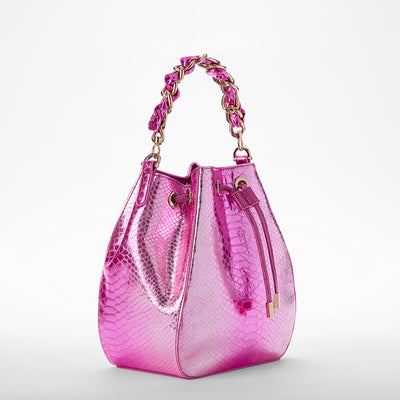 Rose Water Akoni Melinda Bucket Bag Side View