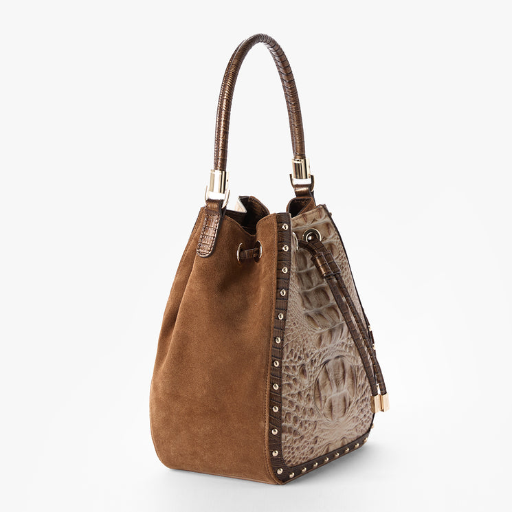 Taupe Ensemble Melinda Front Side View 