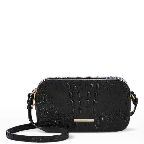 Brahmin Black and Gold Bag Strap. Lorelei | Black Vanderbilt | BRAHMIN main image 3