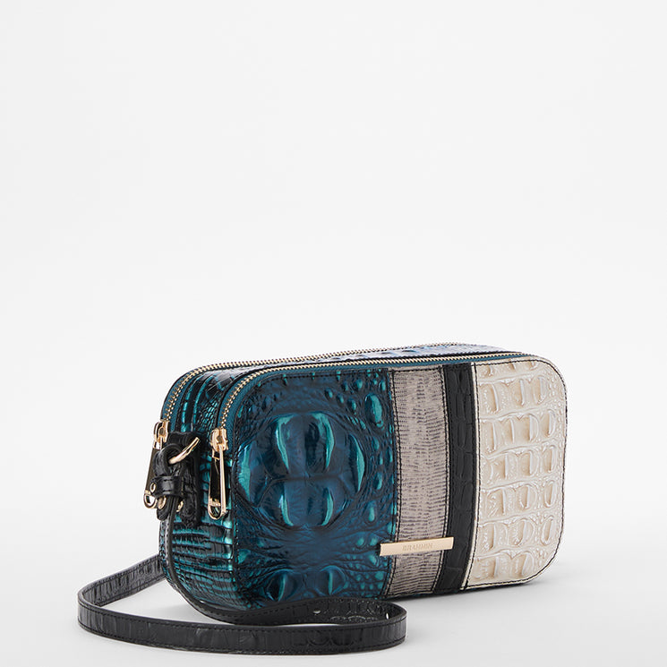 Blue Patina Flashback Danica Side View with Strap 