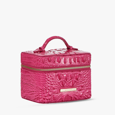 Paradise Pink Melbourne Small Charmaine Makeup Case Side View 
