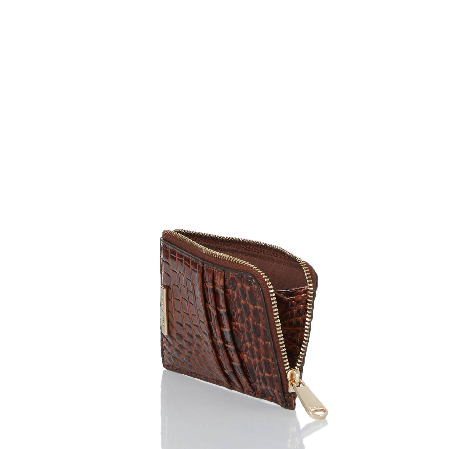 Brahmin double zip cheapest Pecan Melbourne wallet