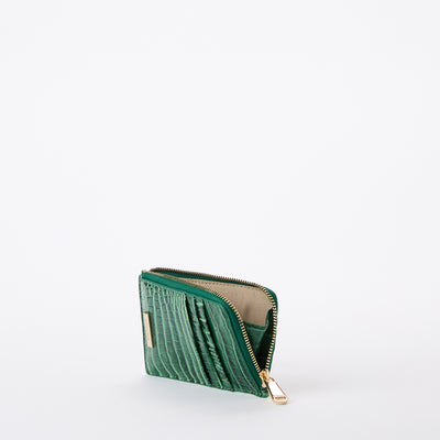 Parakeet Melbourne Lennon credit card wallet top open side view