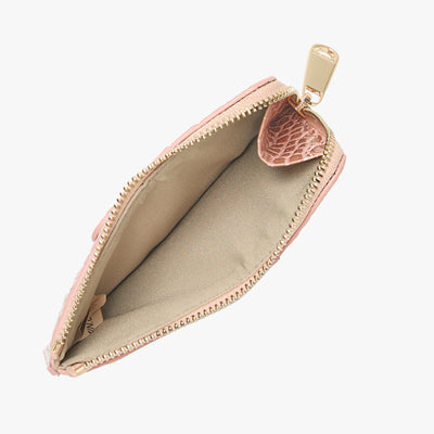 Rose Gold Melbourne Lennon Wallet Open Top View 
