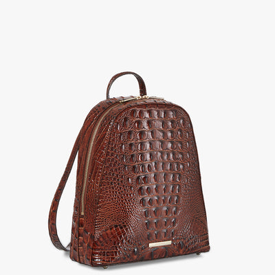 Pecan Melbourne Nola Backpack Side View 