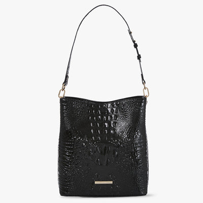 Black Melbourne Celina Bucket Bag Front View