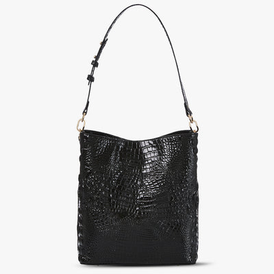 Black Melbourne Celina Bucket Bag Back View