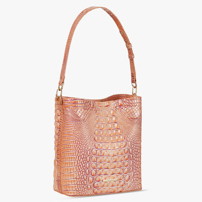 Apricot Rose Melbourne Celina Bucket Bag Side View