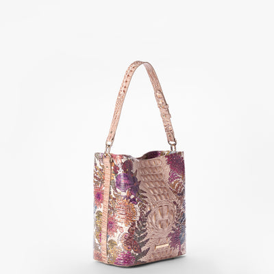 Chrysanthemum Ombre Melbourne Celina Bucket Bag Side View