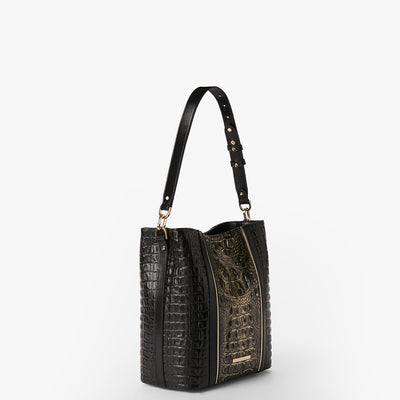 Onyx Sarastro Celina Bucket Bag Side View 