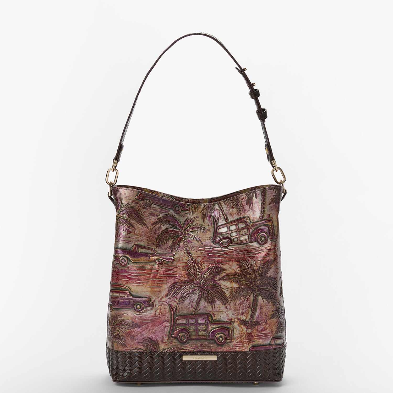 Brahmin Copa Cabana Collection Multi Celina Bucket Bag Multi