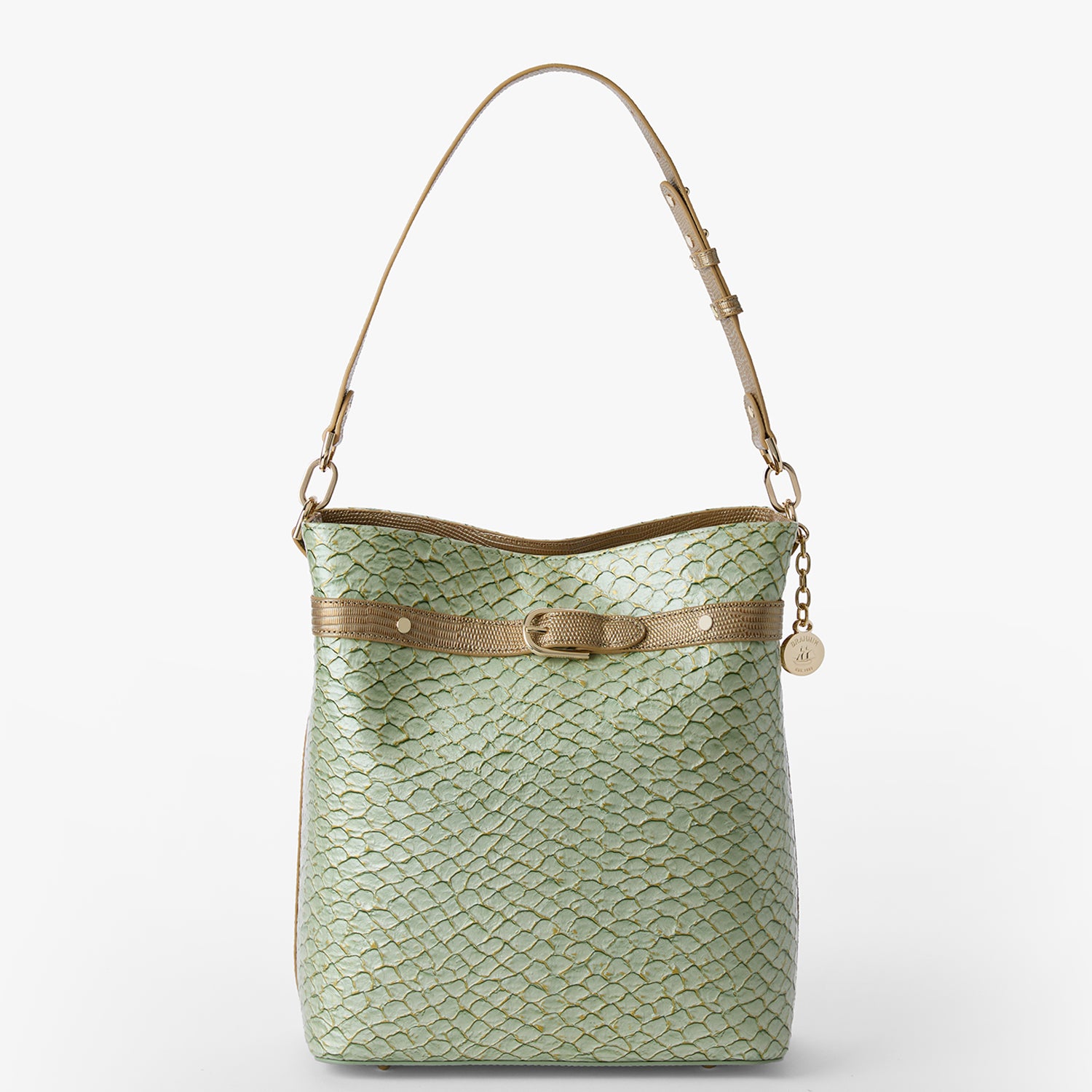 Celina Bucket Bag | Mint Novella | BRAHMIN Celina Bucket Bag | Mint Novella | BRAHMIN